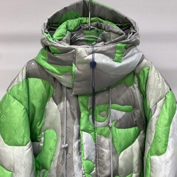 LV Jacket Patchworked Portrait Puffer - Image 9