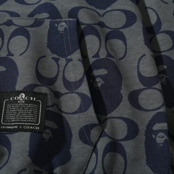 BP Hoodie Dark Camo Print Pullover - Image 3