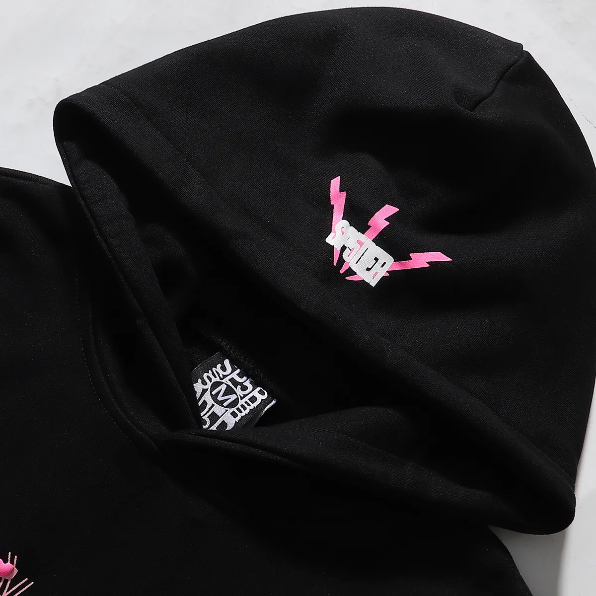 SPDR Angel Number Hoodie and Sweatpant Set Black - Image 6