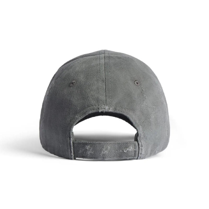 BLNCG Tilted Typo Cap in Dark Heather Grey - Image 3