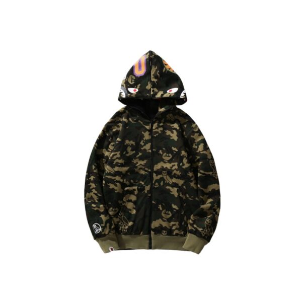 BP Hoodie Shark Camo OVO Black (REVERSE) - Image 6