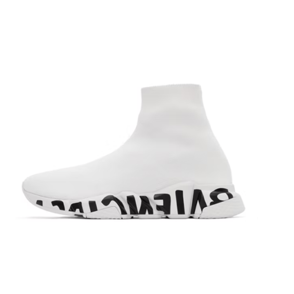 Speed Graffiti Trainers White Black