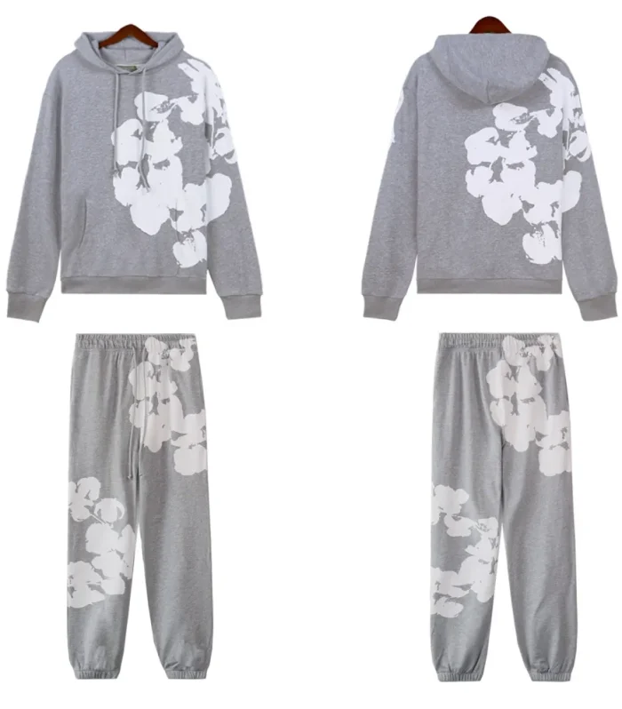 DNM TRS Big Cotton Wreath Hoodie & Sweatpant Set