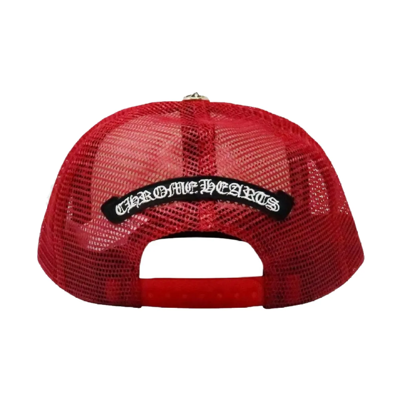 CHRM HRTS King Taco Trucker Hat Red White - Image 2