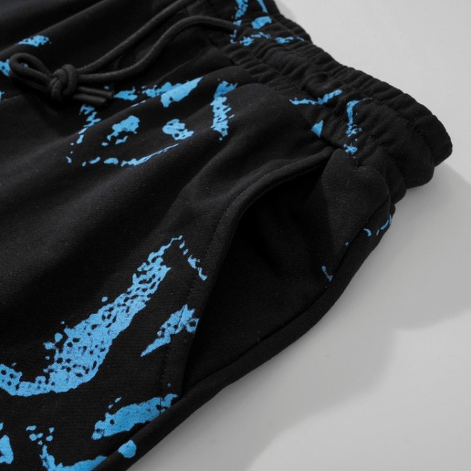 LV Shorts Black Splatter Monogram - Image 6