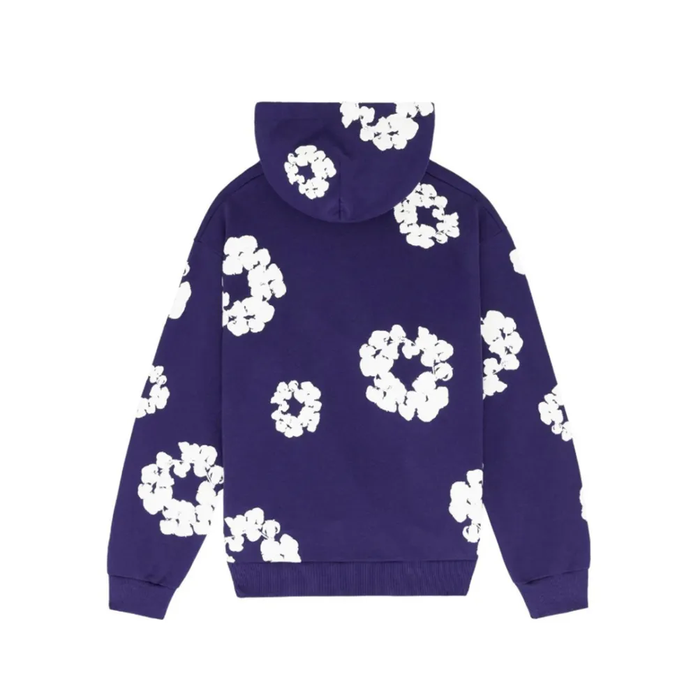 DNM TRS The Cotton Wreath Sweatshirt Royal Purple - Image 2