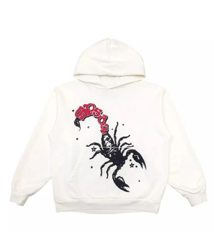 SPDR x Mariah The Scientist Scorpion Hoodie White