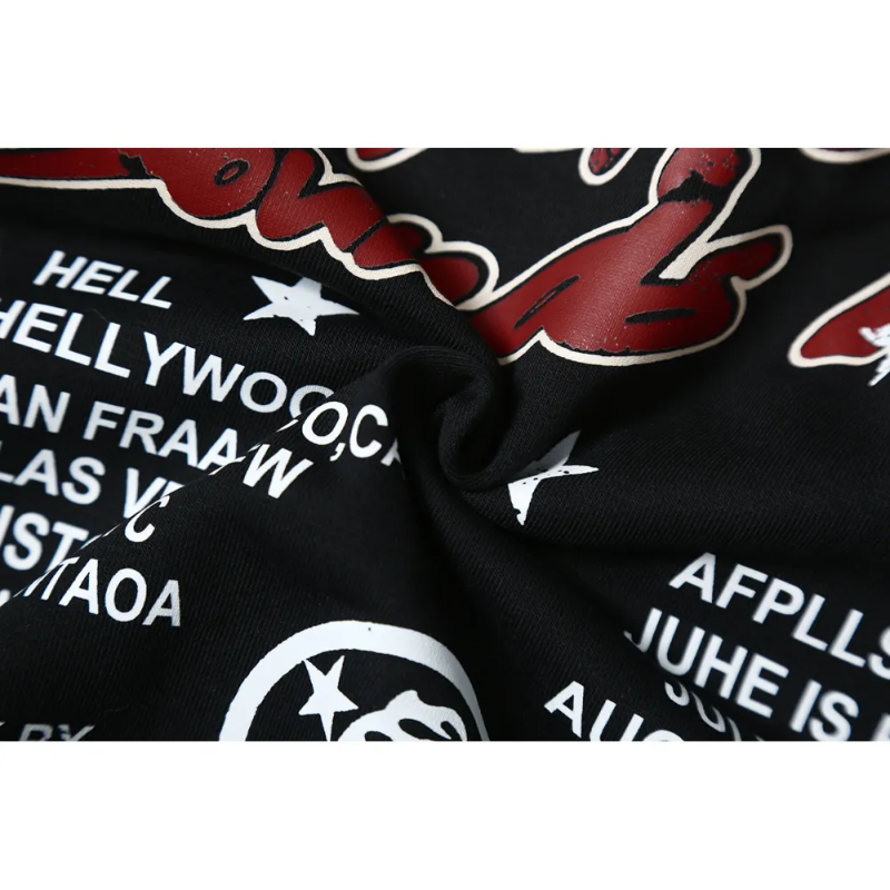 HLSTR Studios Records Tour Hoodie Black - Image 4