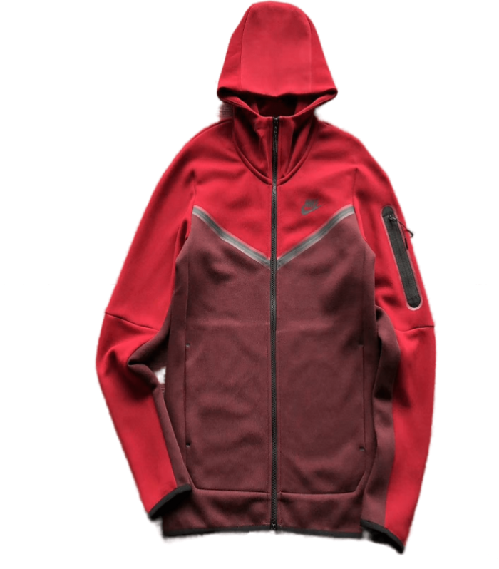TECH FLEECE – RED/BORDEAUX (completa)