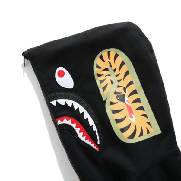 BP Hoodie Shark Camo OVO Black (REVERSE) - Image 11