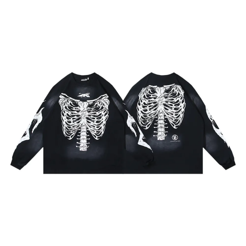HLSTR Skeleton Long-Sleeve T-Shirt - Image 2