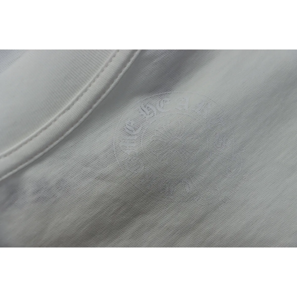 CHRM HRTS Purple Neck Logo Long Sleeve T-Shirt White - Image 8