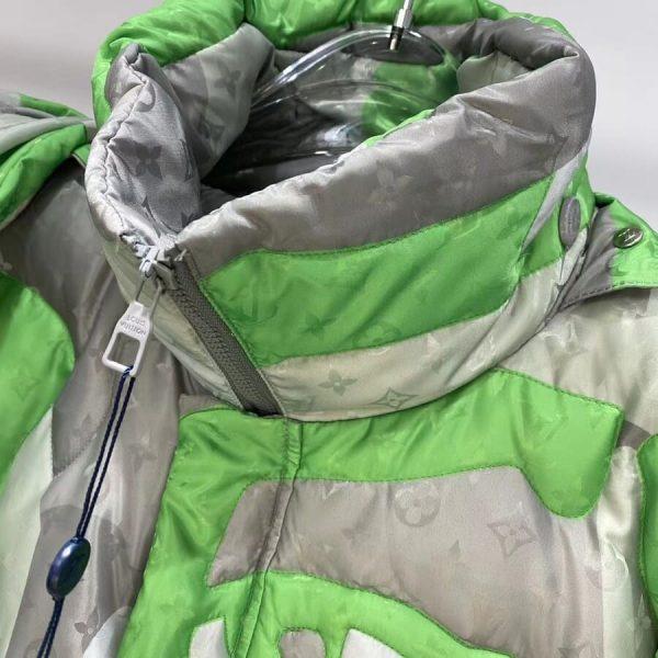 LV Jacket Patchworked Portrait Puffer - Image 3