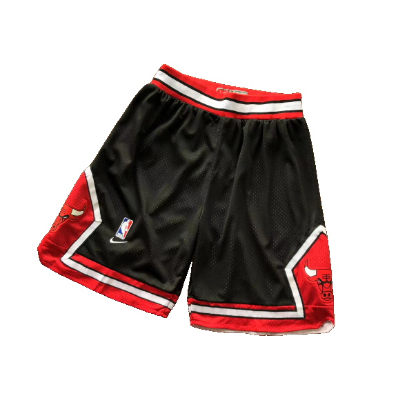 PANTALONCINI DA BASKET CHICAGO BULLS – NERI