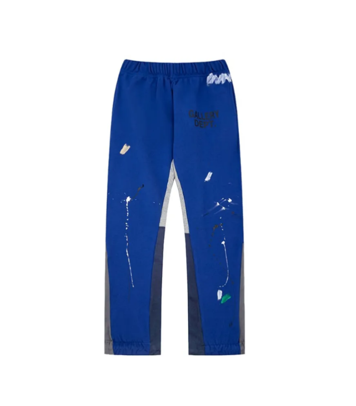 GD Painted Flare Sweat Pants Royal Blue