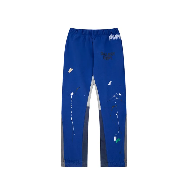 GD Painted Flare Sweat Pants Royal Blue