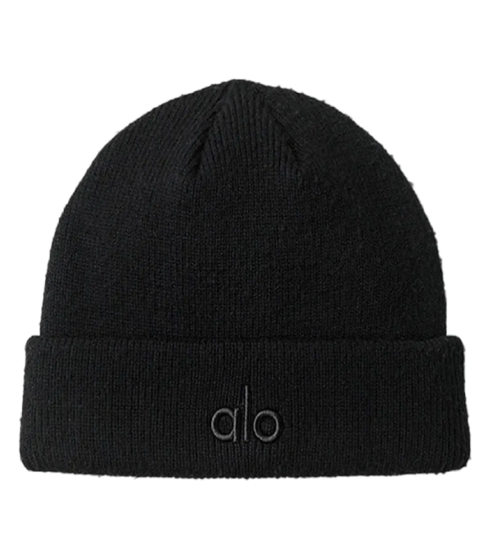 AY Black Logo Black Notable Beanie