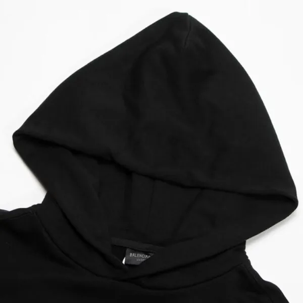 BLNCG Hoodie Black Logo Print BL064 - Image 6