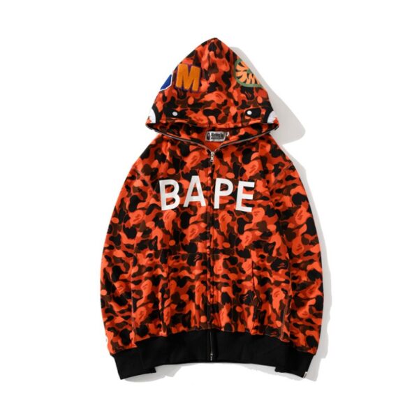 BP Hoodie XO Camo Red Full Zip