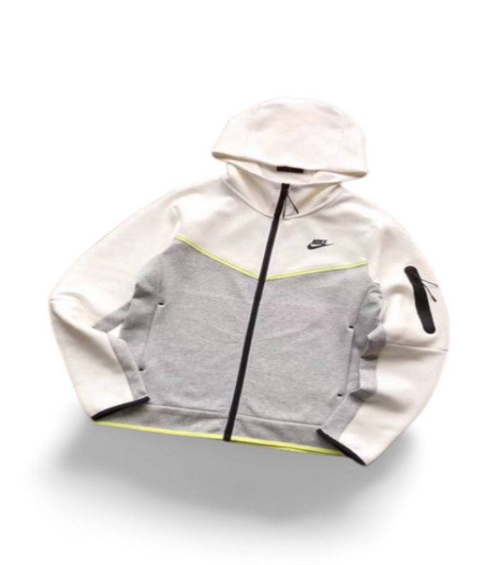 TECH FLEECE – WHITE/GREY (completa)