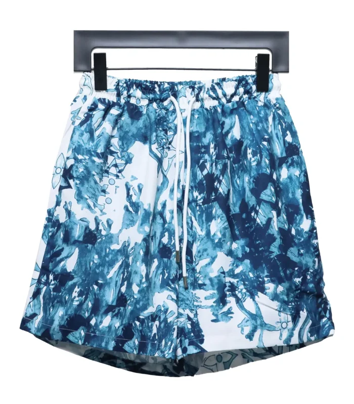 LV Coral Seagrass Printed Shorts