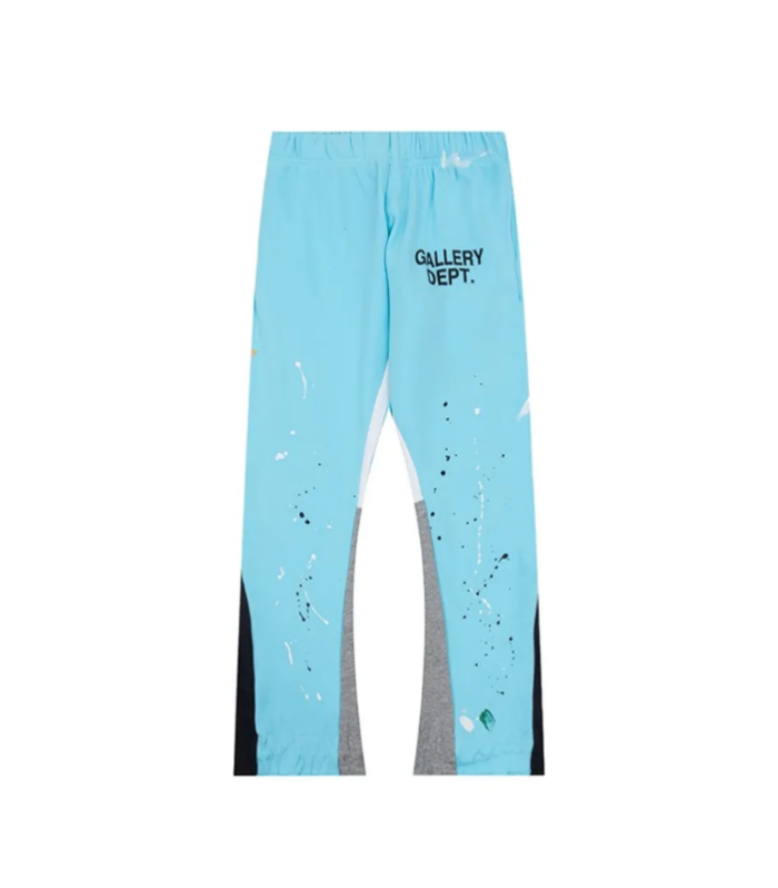 GD Painted Flare Sweat Pants Sky Blue