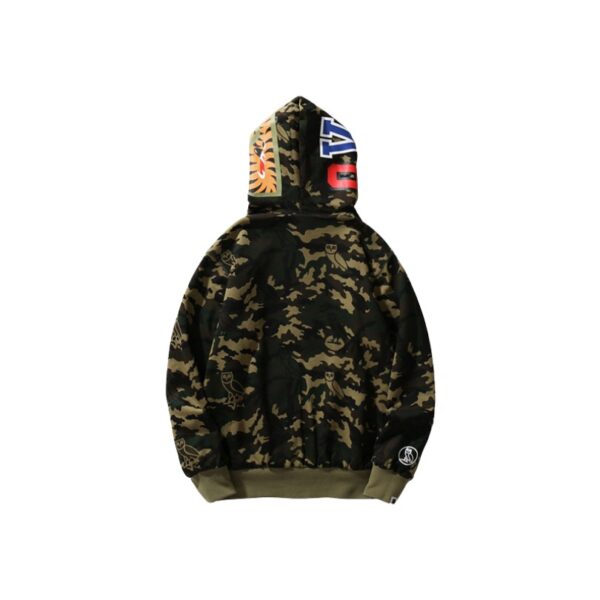 BP Hoodie Shark Camo OVO Black (REVERSE) - Image 7