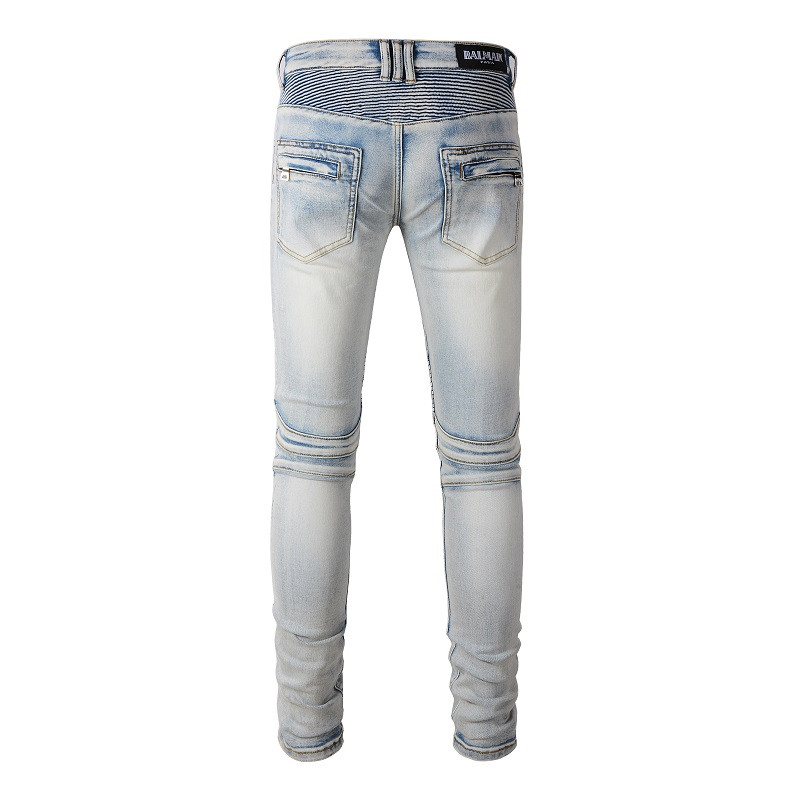 JEANS – GREY ZIP - Image 4