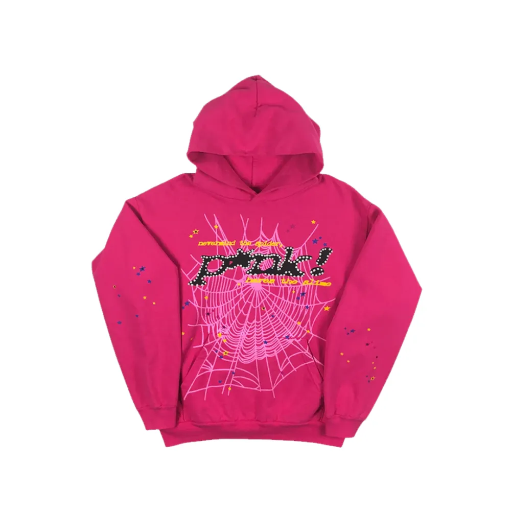 SPDR Young Thug Punk Hoodie Pink