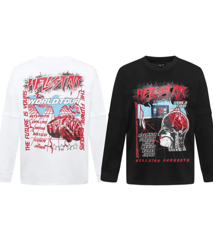 HLSTR ‘Brain’ Long-Sleeve T-Shirt