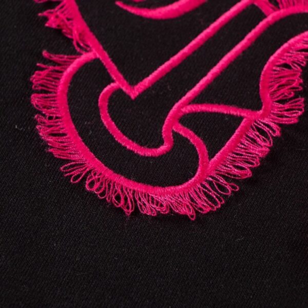 CHRM HRTS Sweatshirt Pink Horseshoe Black CH006 - Image 6