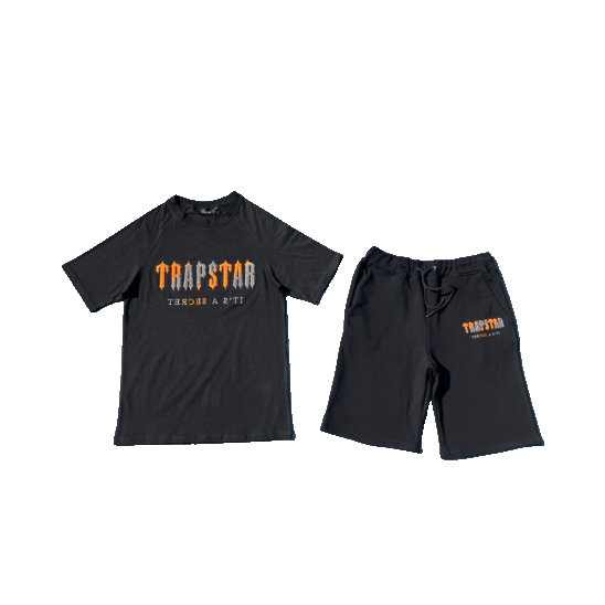 SUIT TRAPSTAR BLACK/ORANGE