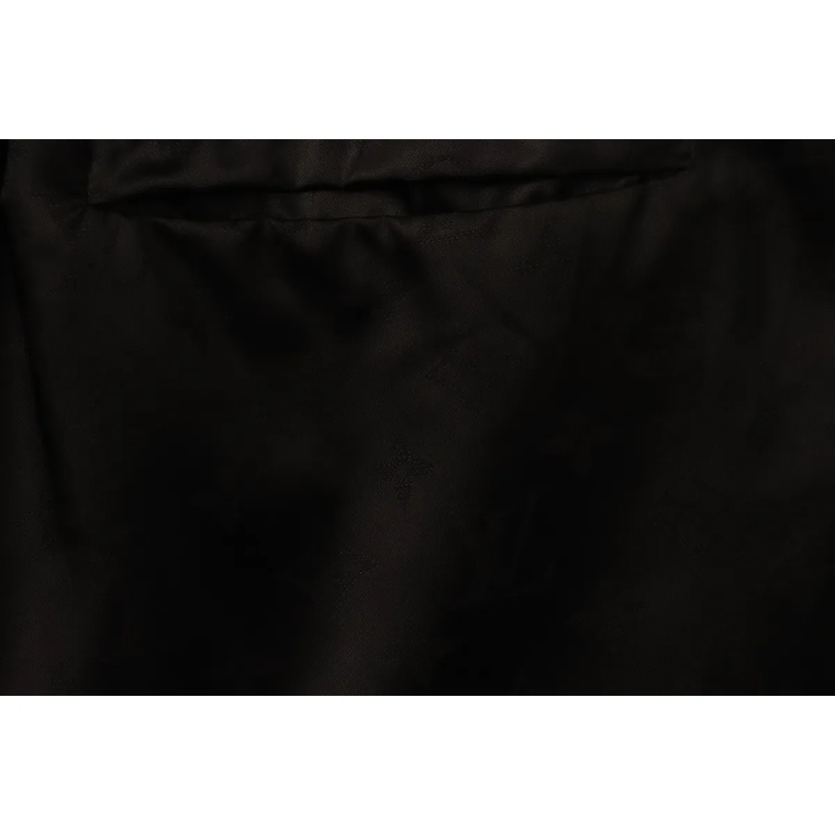 LV Sun Printed Cotton Track Shorts Black - Image 8
