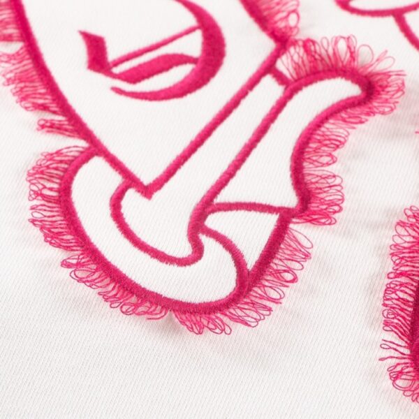 CHRM HRTS Sweatshirt Pink Horseshoe White CH005 - Image 4