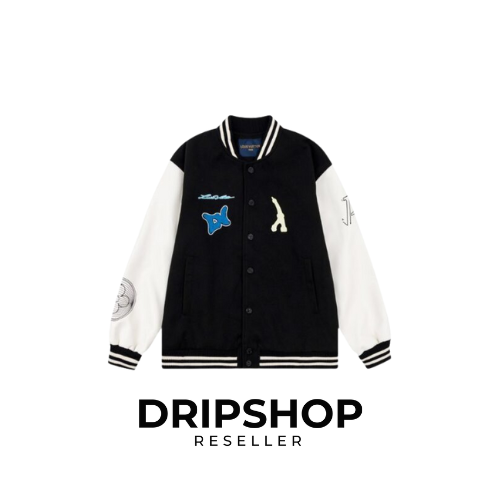 LV Jacket Black White Pont Neuf