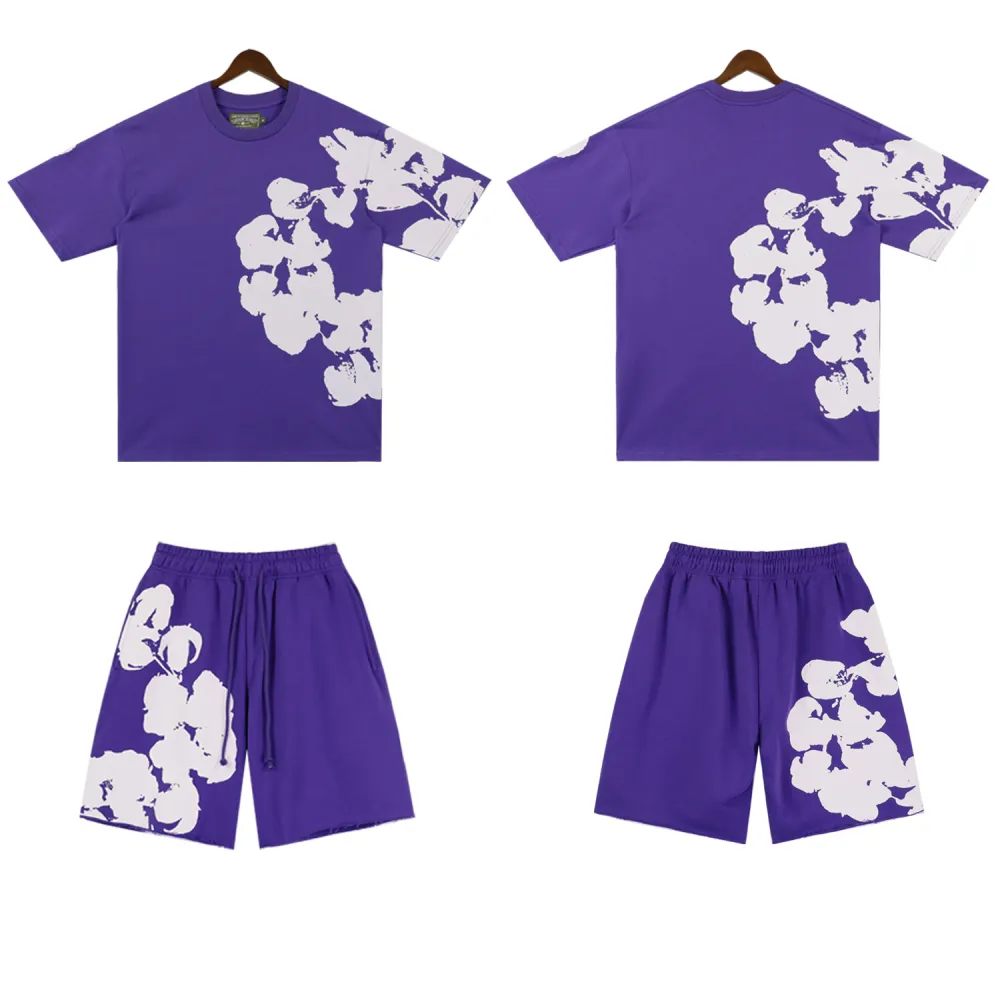 DNM TRS Big Cotton Wreath Short Summer Coordinated Set - Image 6