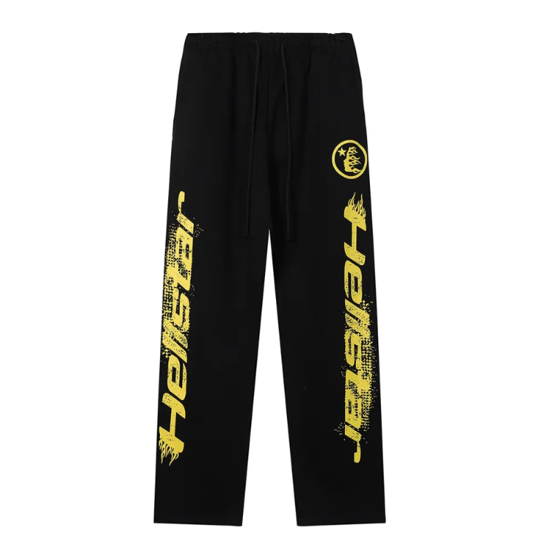HSTR Sweatpants Black Yellow/Gray/Black White - Image 4
