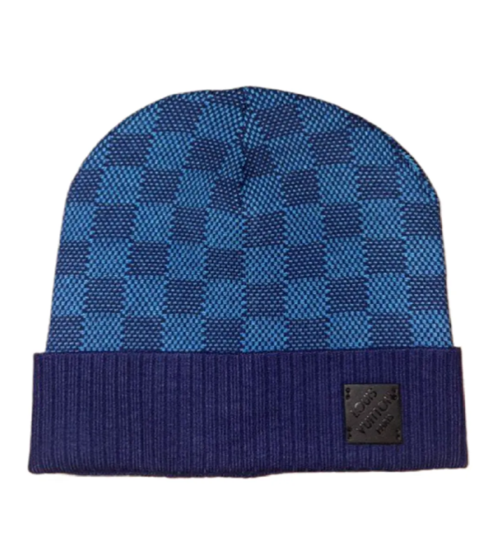 LV Petit Damier Beanie Blue