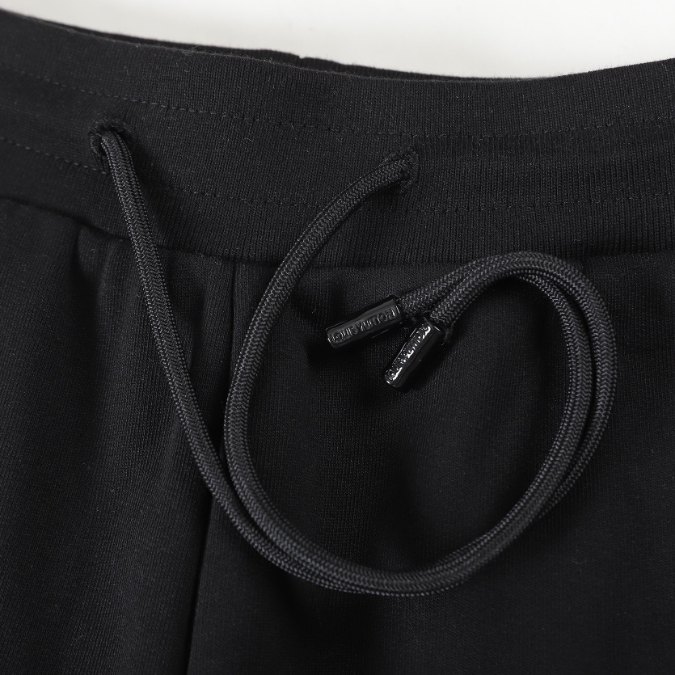 LV Shorts Black Embroidered Tools - Image 3