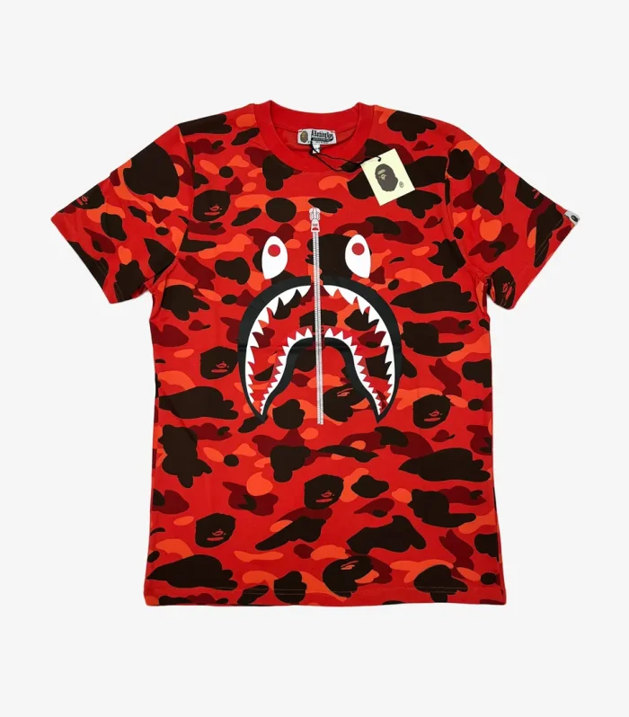 BP T-Shirt Camo Shark Red