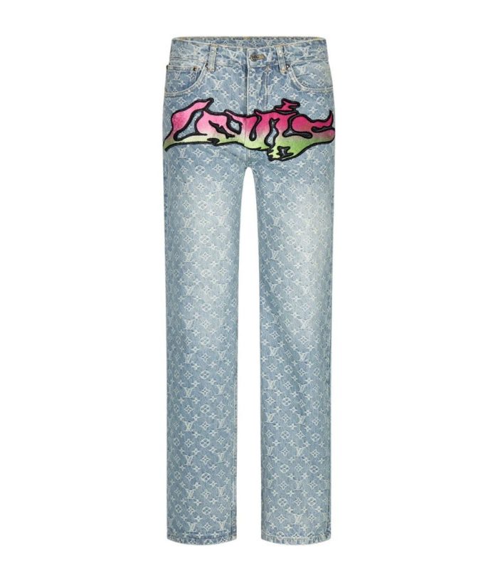 JEANS MONOGRAM & GRAFFITI STYLE