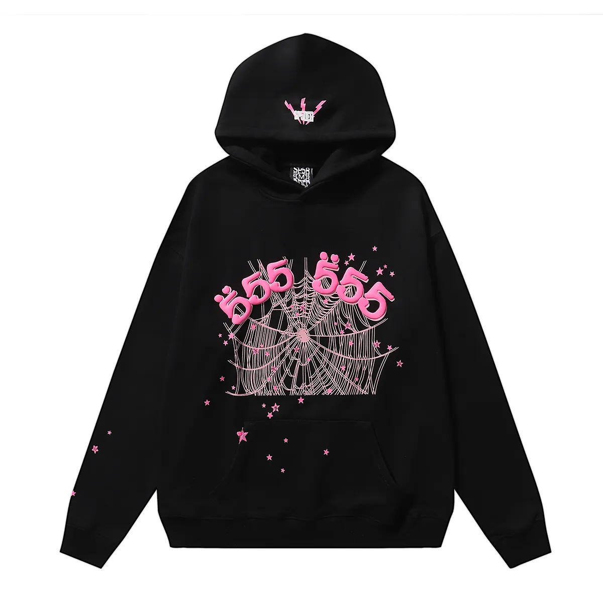 SPDR Angel Number Hoodie and Sweatpant Set Black - Image 2