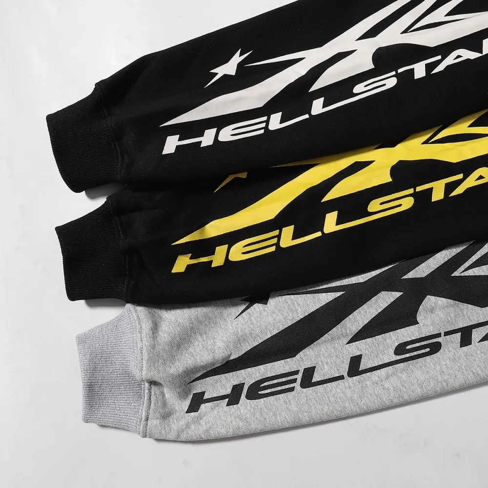 HLSTR Hoodies Black Yellow/Gray/Black White - Image 5
