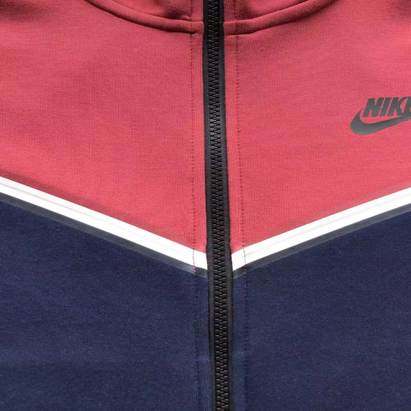TECH FLEECE – BORDEAUX/DARK BLUE (completa) - Image 5