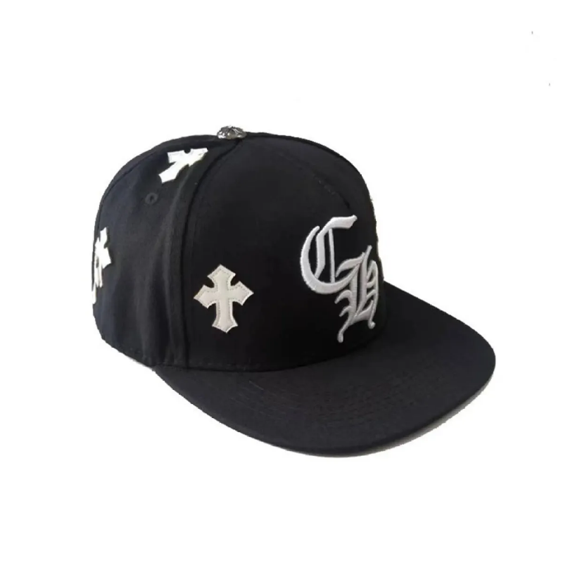 CHRM HRTS Cross Patch Baseball Hat Black - Image 3