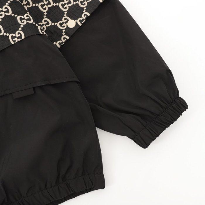 GG Jacket Monogram Hooded Black - Image 9
