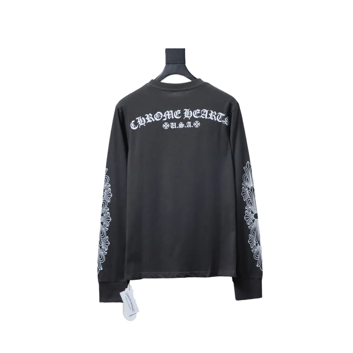 CHRM HRTS Matty Boy Shoulder Logo Crewneck Dark Gray - Image 2