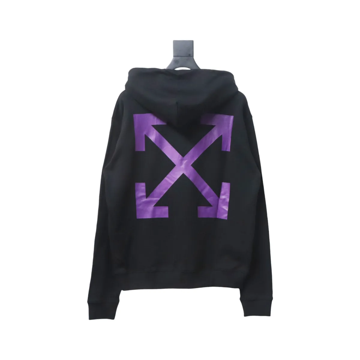 OFF WHT Caravaggio Hoodie Black Purple
