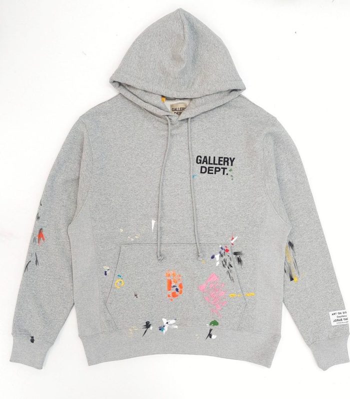 HOODIE GREY PAINT STYLE 2023