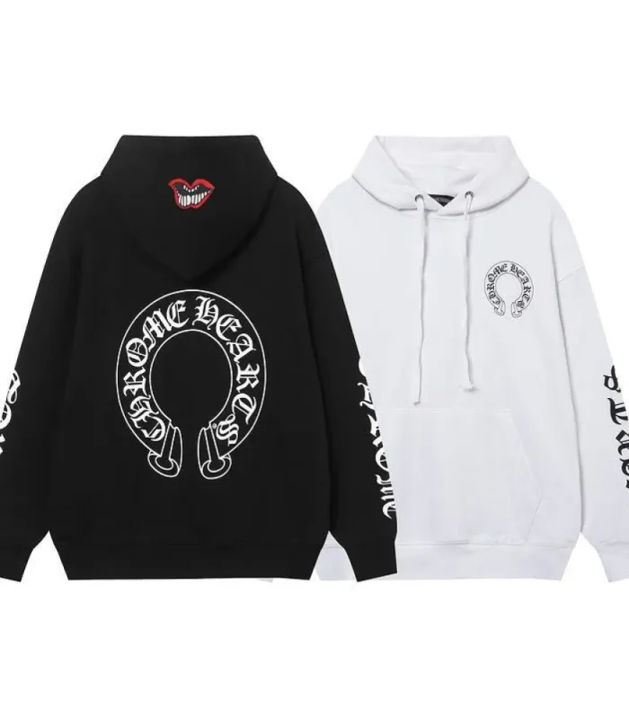 CHRM HRTS X Matty Boy Horseshoe Pullover Hoodie Black & White